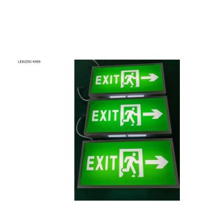 LED EXIT SIGN BLACK & GREEN